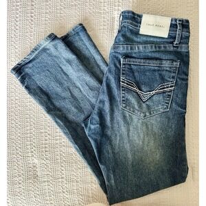 True Rebel Jeans 32X32 808-Slim Fit Stretch Dark Wash